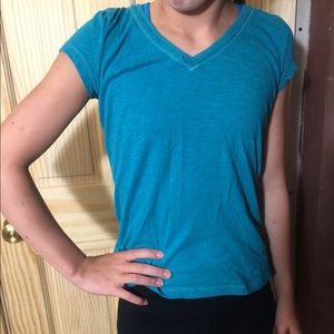 Blue/teal aerie tee